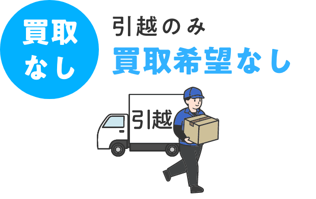 引越のみ(買取希望なし)